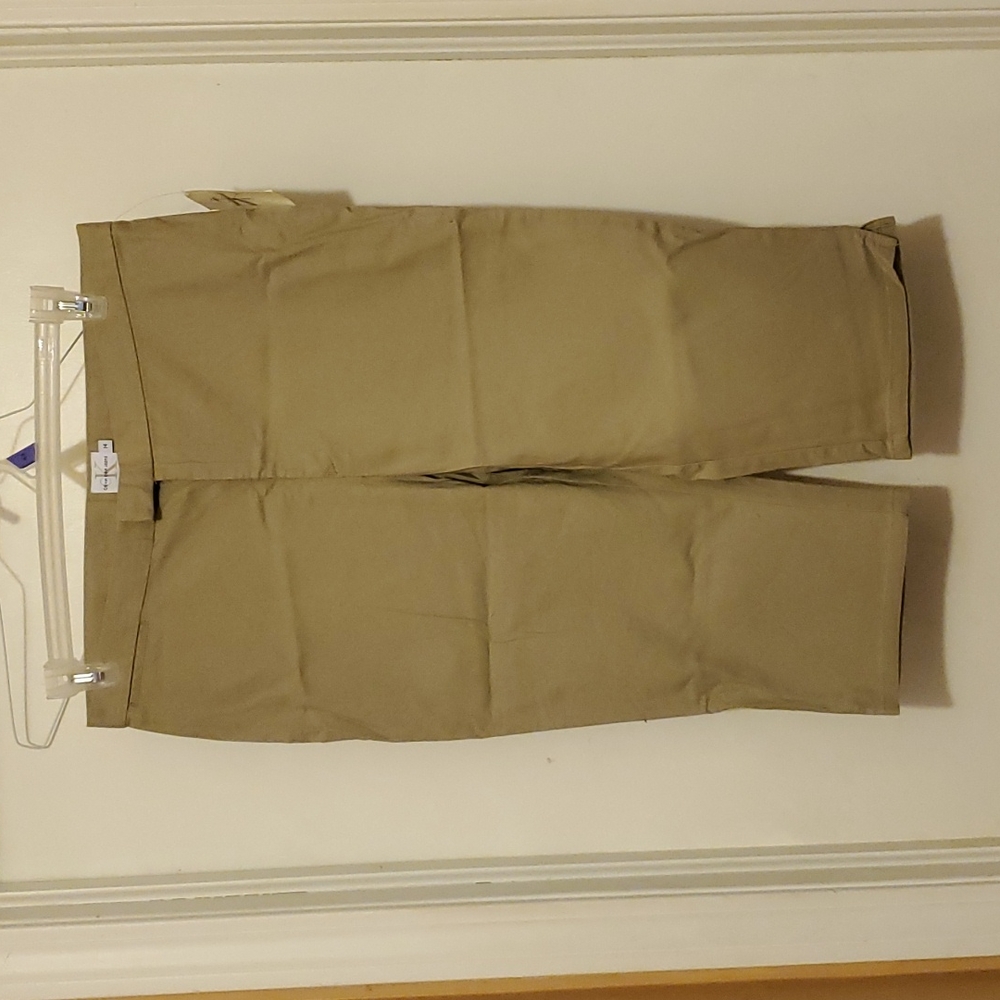 New Calvin Klein Jeans Capri Pants, Tan, 14